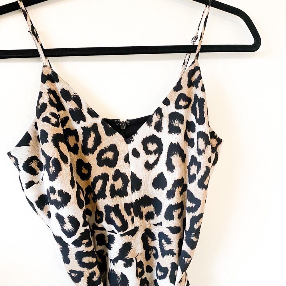 Banana Republic leopard jumpsuit